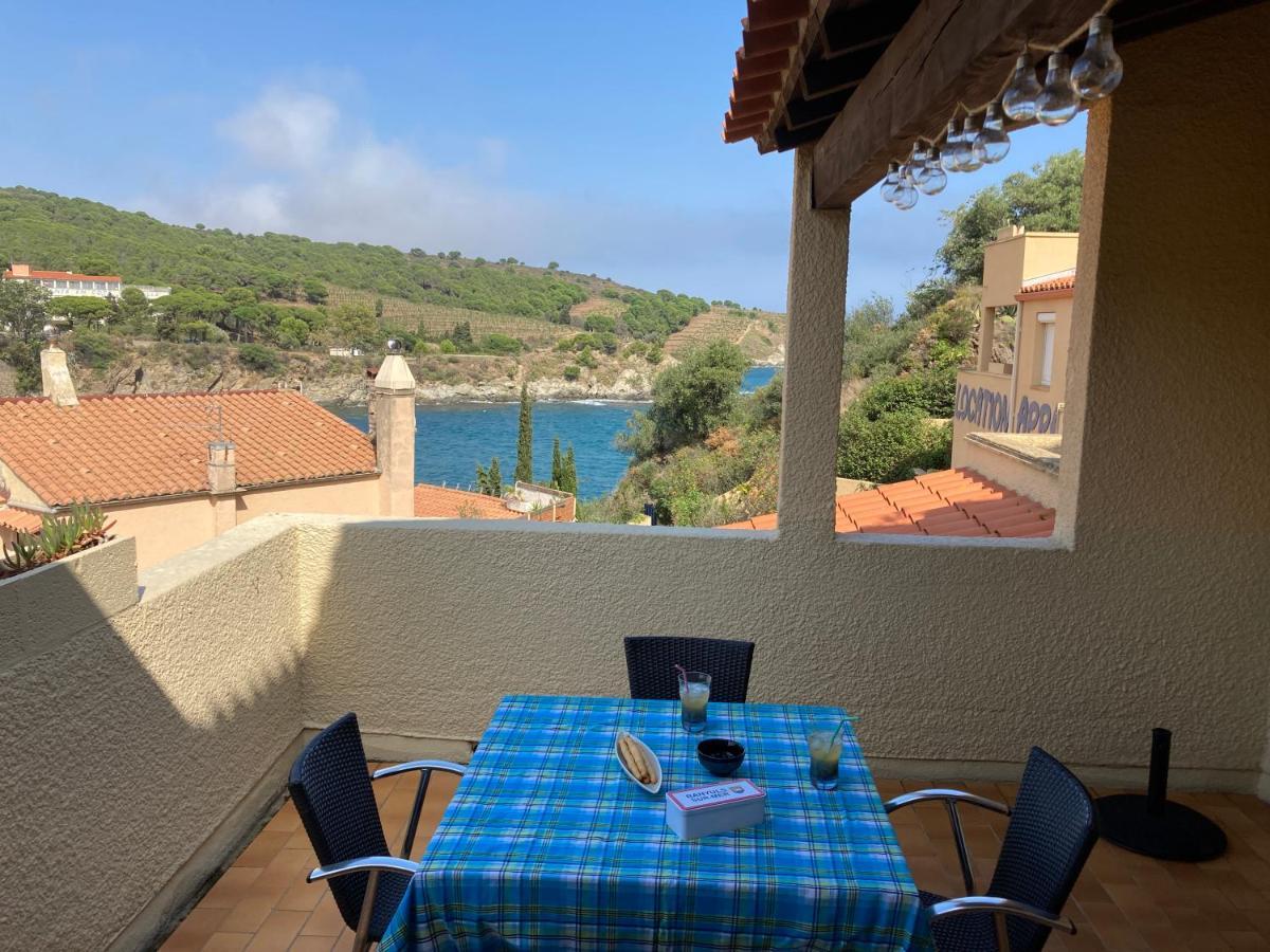 T3 Pieds Dans L'Eau Clim Wifi Terrasse Vue Mer Banyuls-sur-Mer Kültér fotó